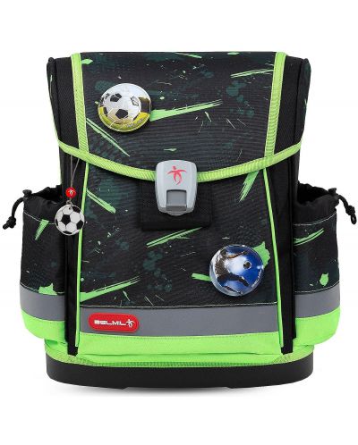 Rucsac-cutie școală Belmil Classic - Neon Sport, 1 compartiment - 2